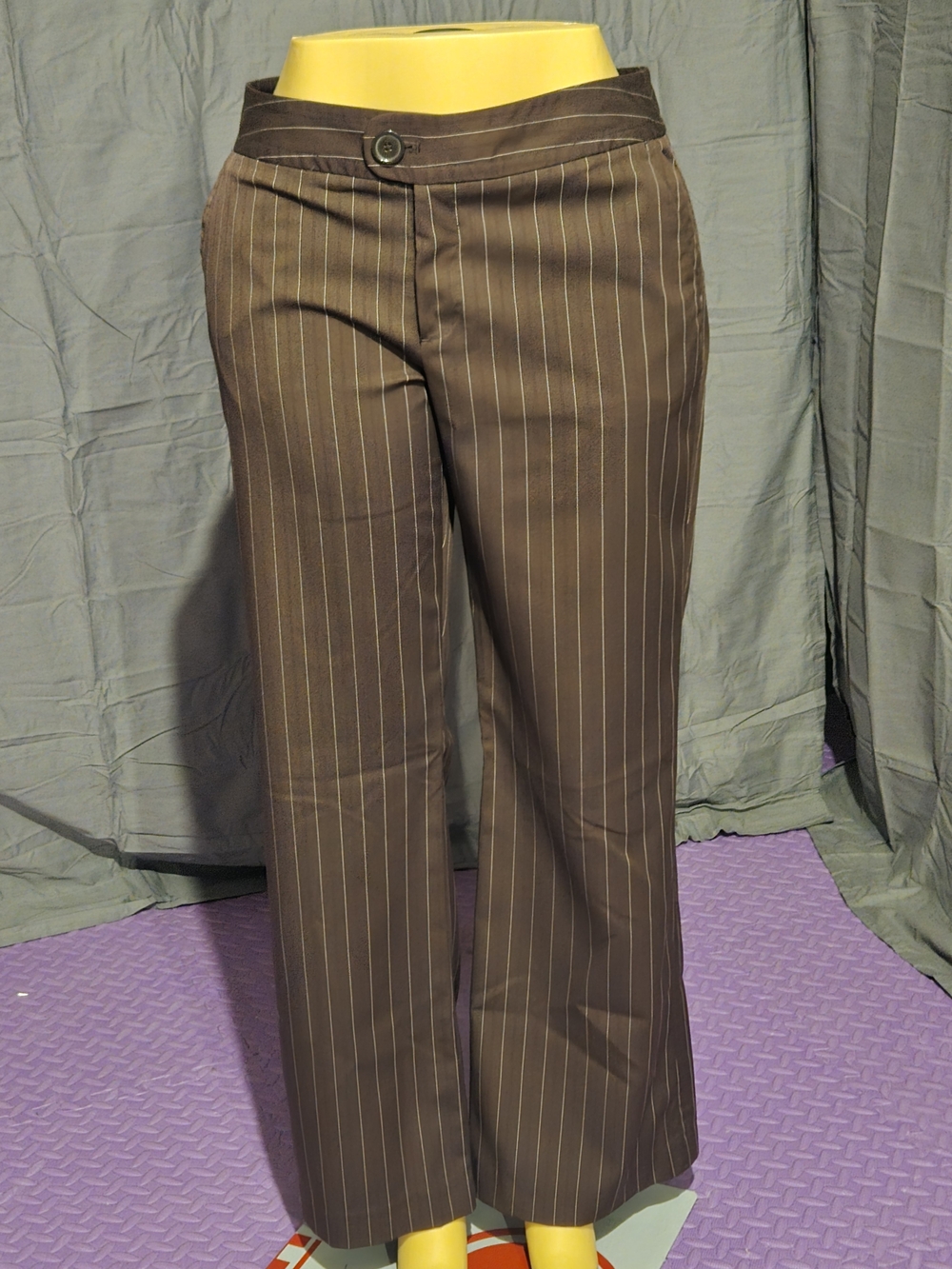 Brown Pinstripe Women’s Dress Pants